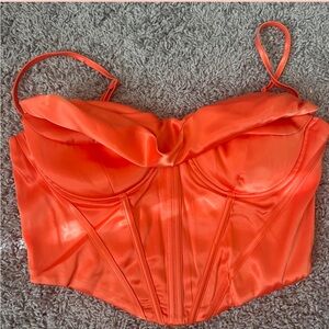 Satin Bustier Cami Top